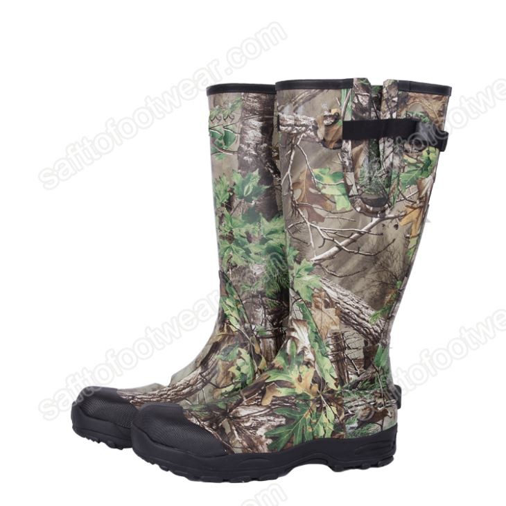 Heren Camo Outdoor Rubber Jachtlaarzen